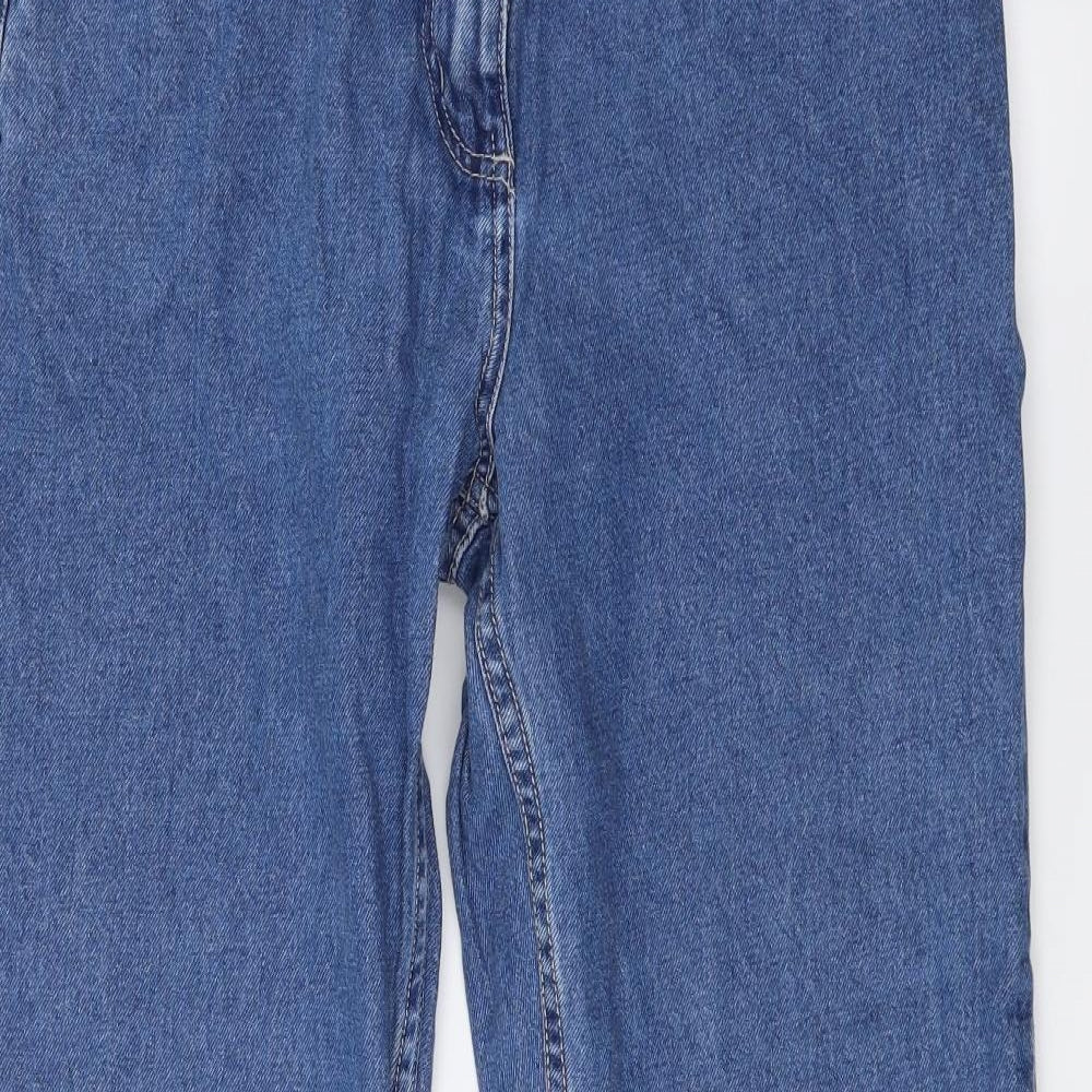 George Womens Blue  Denim Straight Jeans Size 14 L29 in