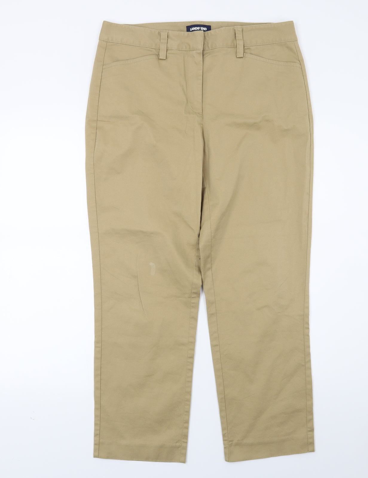 Lands nd Womens Beige   Capri Trousers Size 12 L23 in