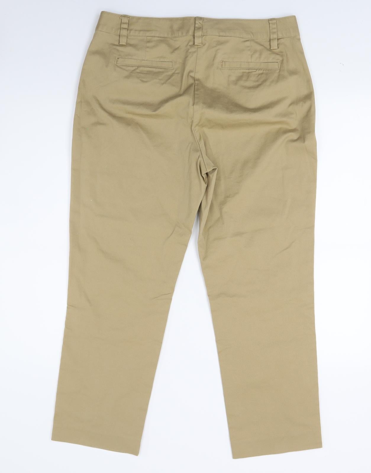 Lands nd Womens Beige   Capri Trousers Size 12 L23 in