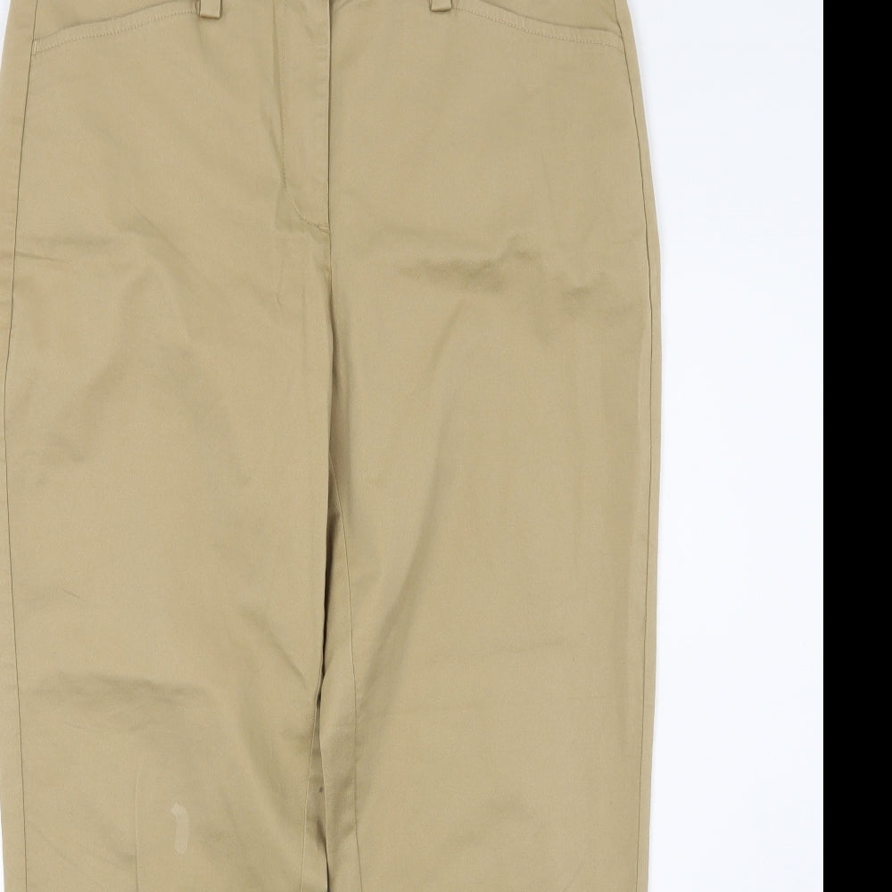 Lands nd Womens Beige   Capri Trousers Size 12 L23 in