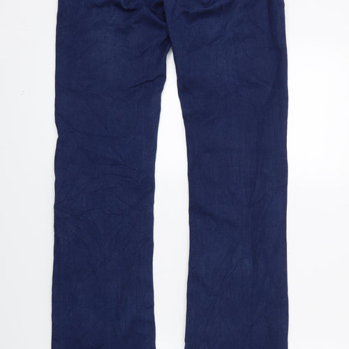 H&M Womens Blue  Denim Bootcut Jeans Size 8 L30 in