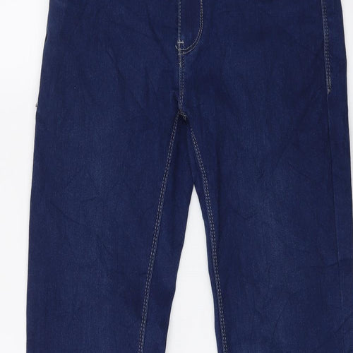 H&M Womens Blue  Denim Bootcut Jeans Size 8 L30 in
