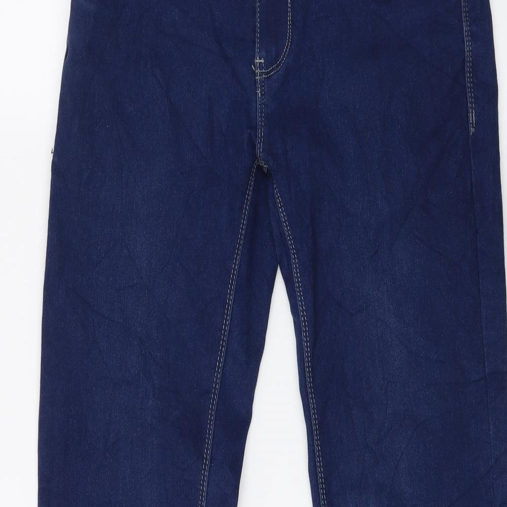 H&M Womens Blue  Denim Bootcut Jeans Size 8 L30 in