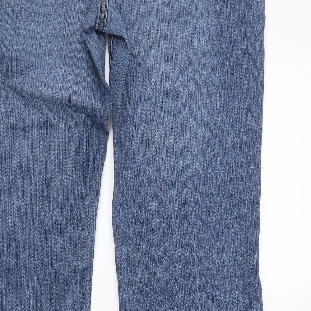 Esprit Womens Blue  Denim Bootcut Jeans Size 14 L28 in