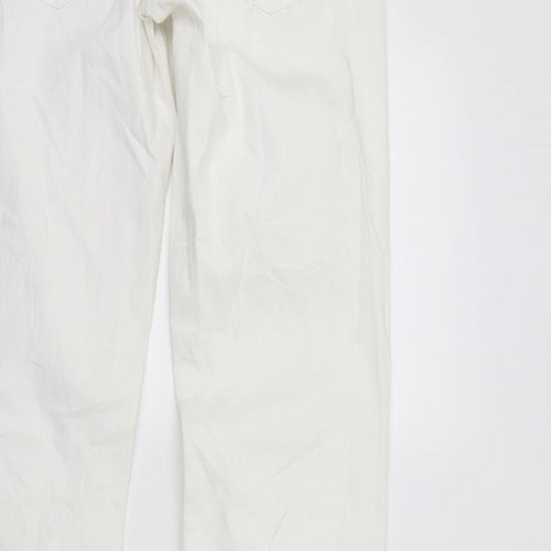 Esprit Womens White  Denim Straight Jeans Size 28 L30 in