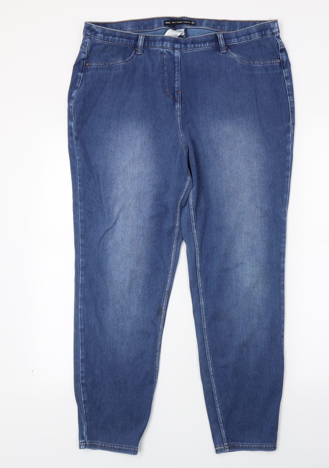NEXT Womens Blue  Denim Jegging Jeans Size 18 L27 in