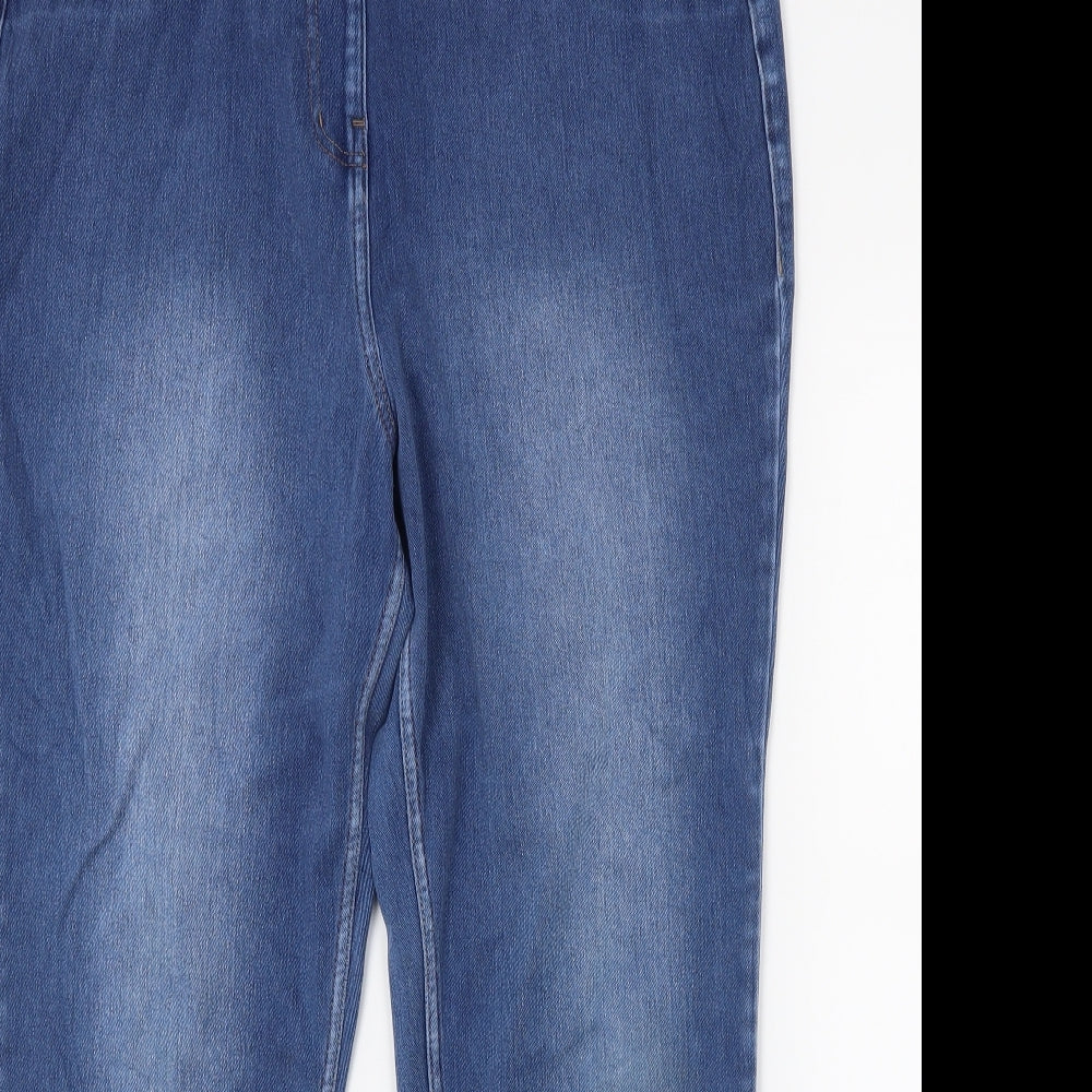 NEXT Womens Blue  Denim Jegging Jeans Size 18 L27 in
