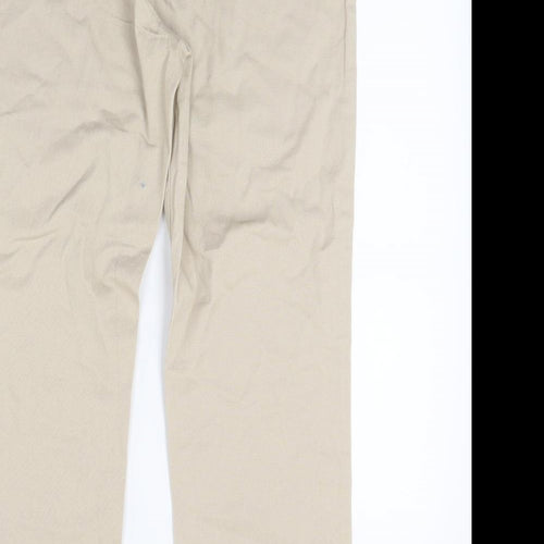 Damart Womens Beige  Denim Straight Jeans Size 14 L26 in