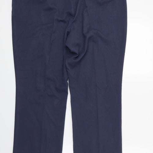 Marks and Spencer Womens Blue   Trousers  Size 16 L26 in