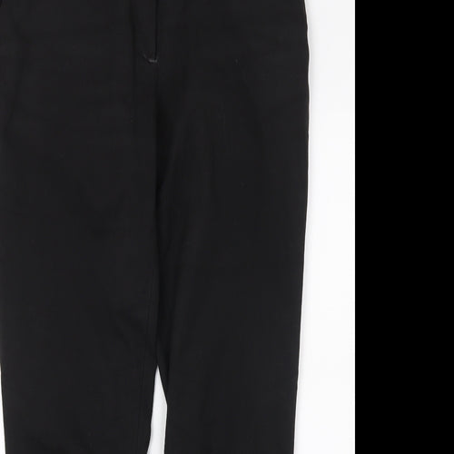 H&M Womens Black   Trousers  Size 10 L25 in
