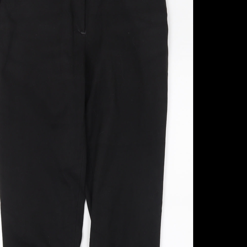 H&M Womens Black   Trousers  Size 10 L25 in