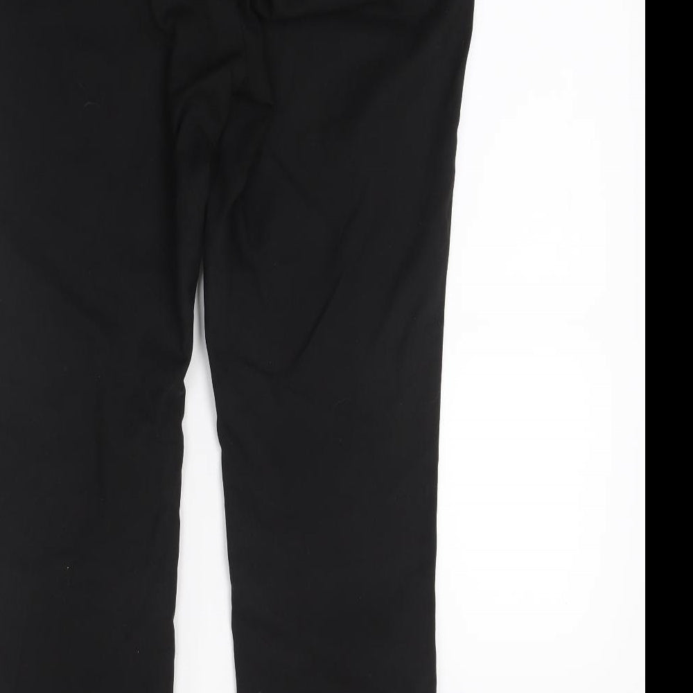 H&M Womens Black   Trousers  Size 10 L25 in