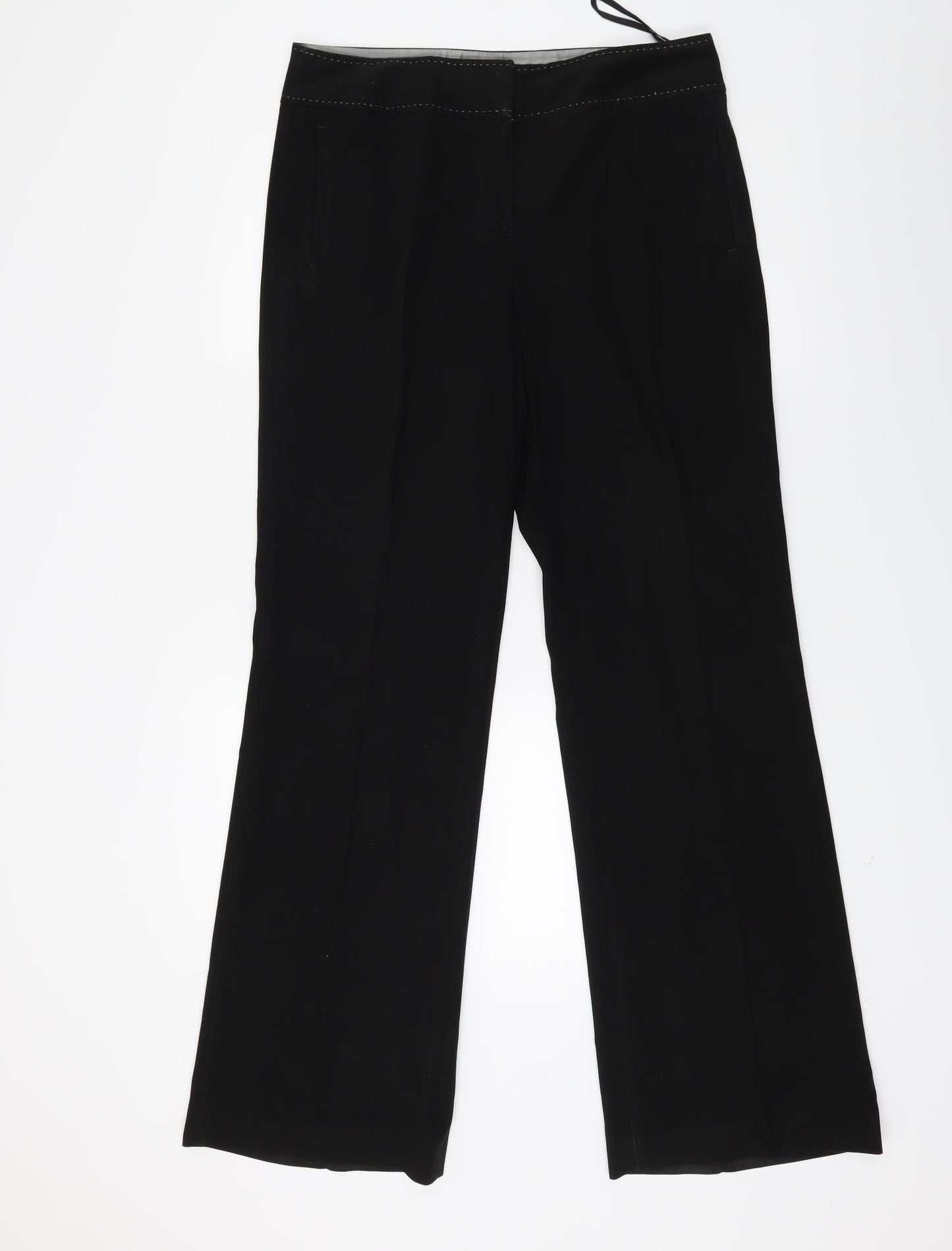 NEXT Womens Black   Trousers  Size 12 L31 in