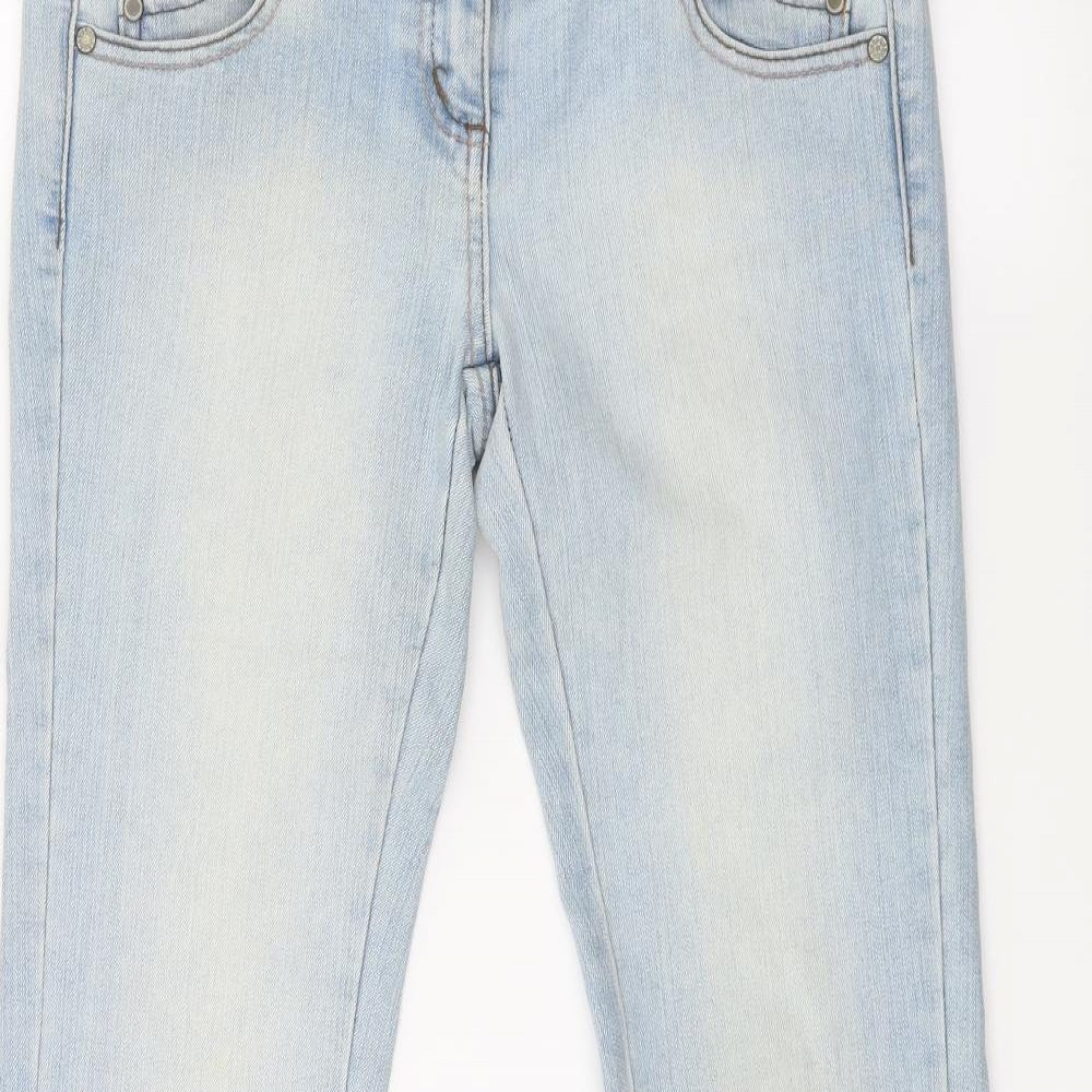 falmer Womens Blue  Denim Flared Jeans Size 8 L32 in