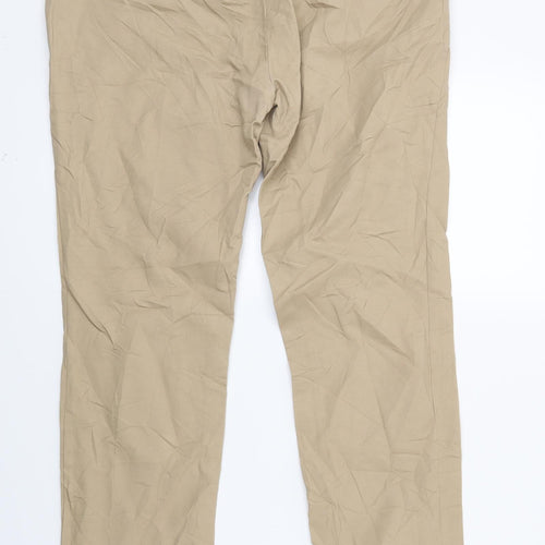 Zara Womens Beige   Trousers  Size 12 L25 in