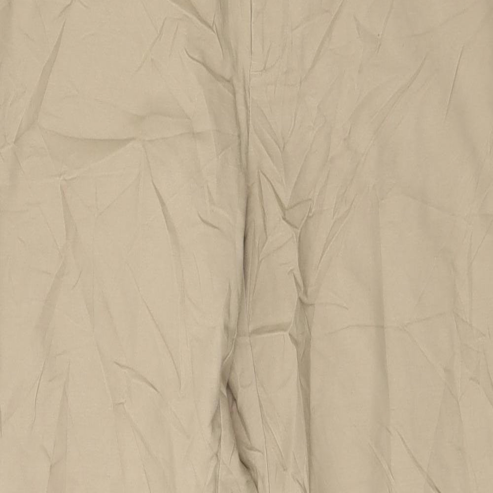 Zara Womens Beige   Trousers  Size 12 L25 in