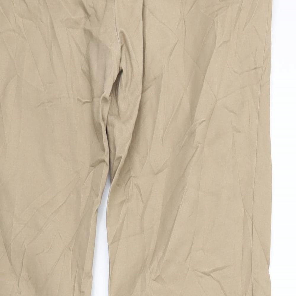 Zara Womens Beige   Trousers  Size 12 L25 in