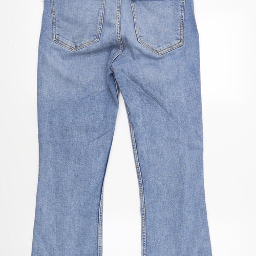 Zara Womens Blue  Denim Bootcut Jeans Size 12 L24 in