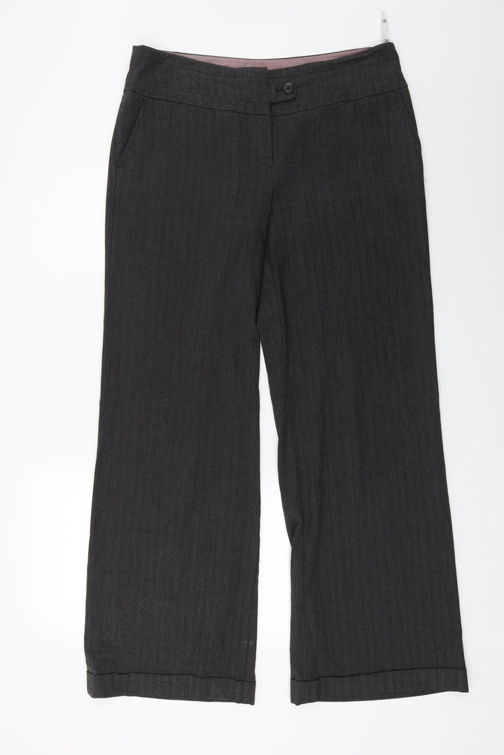NEXT Womens Grey   Trousers  Size 14 L28 in