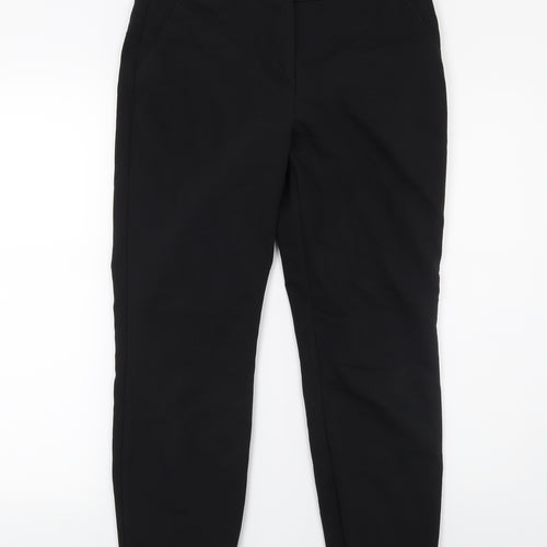 Papaya Womens Black   Capri Trousers Size 10 L24 in