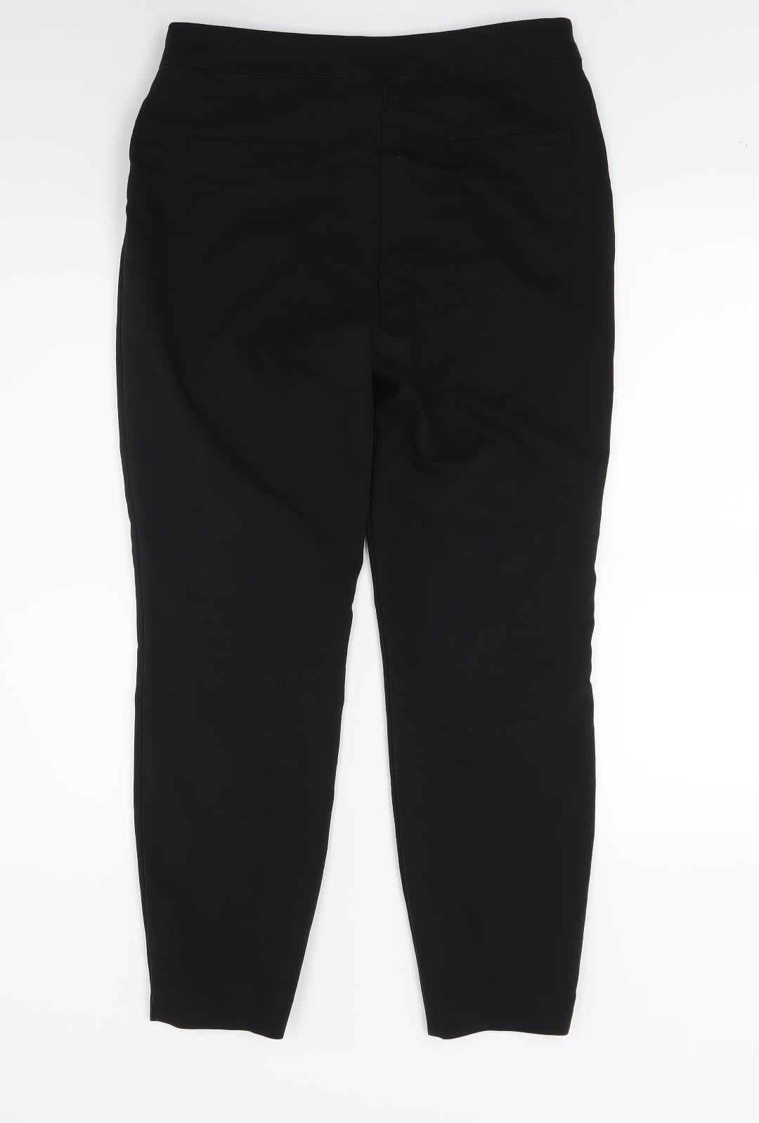 Papaya Womens Black   Capri Trousers Size 10 L24 in