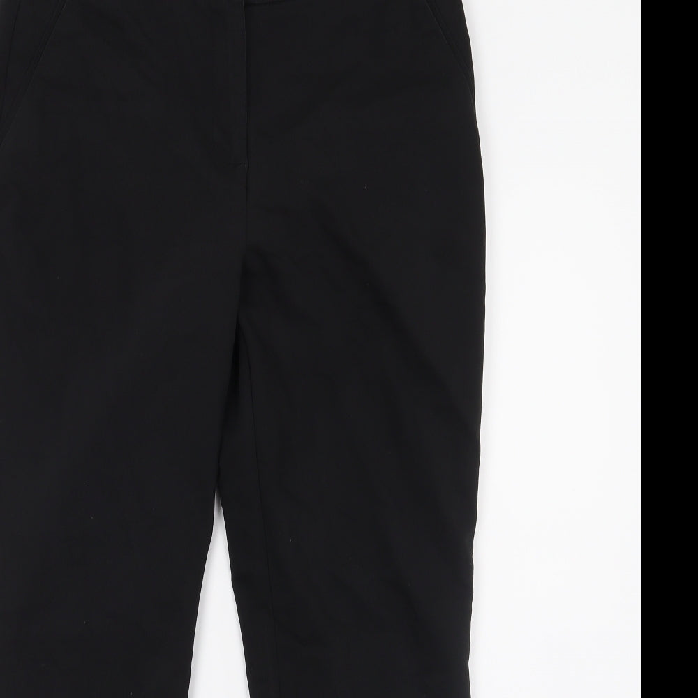 Papaya Womens Black   Capri Trousers Size 10 L24 in