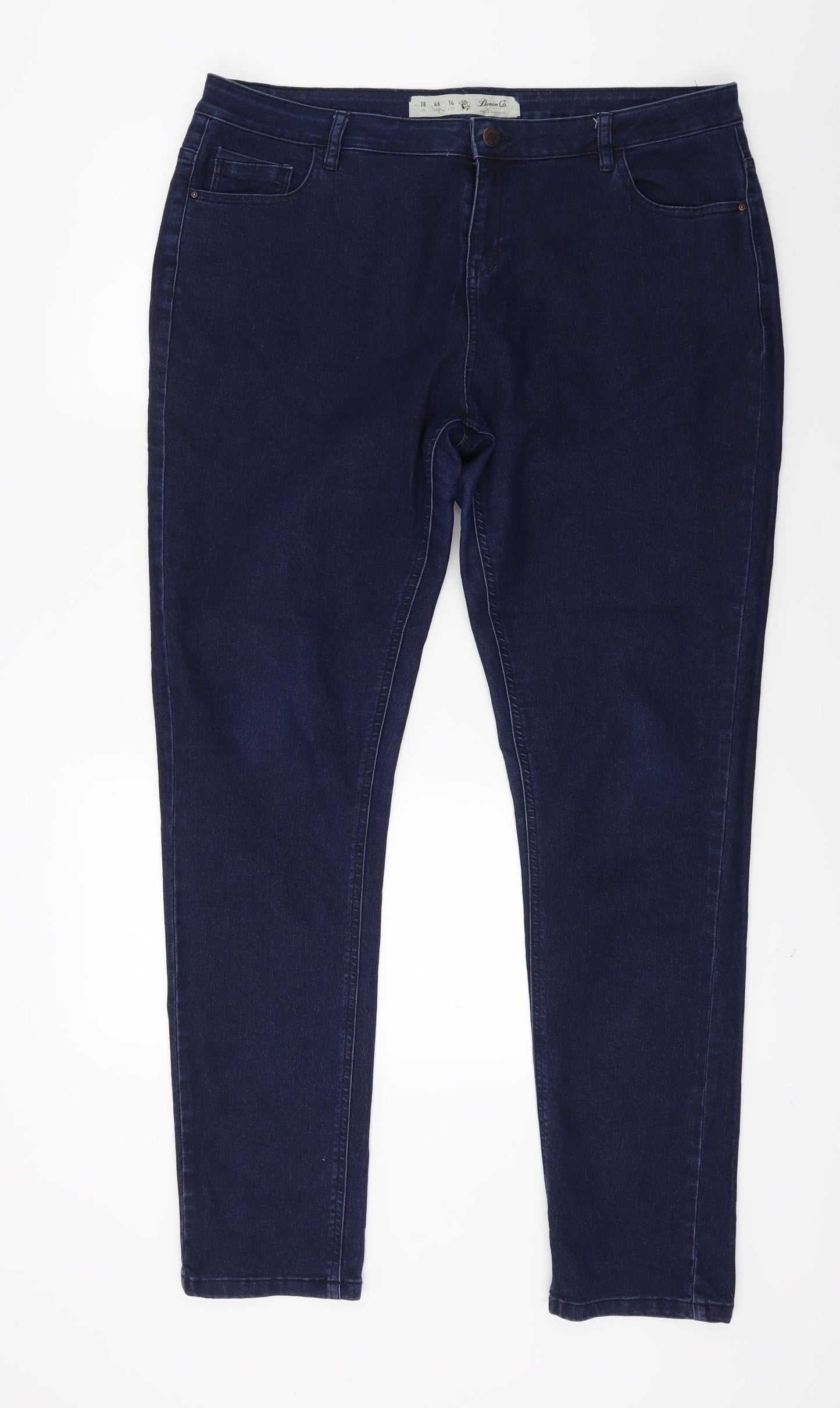 Primark Womens Blue  Denim Skinny Jeans Size 18 L28 in