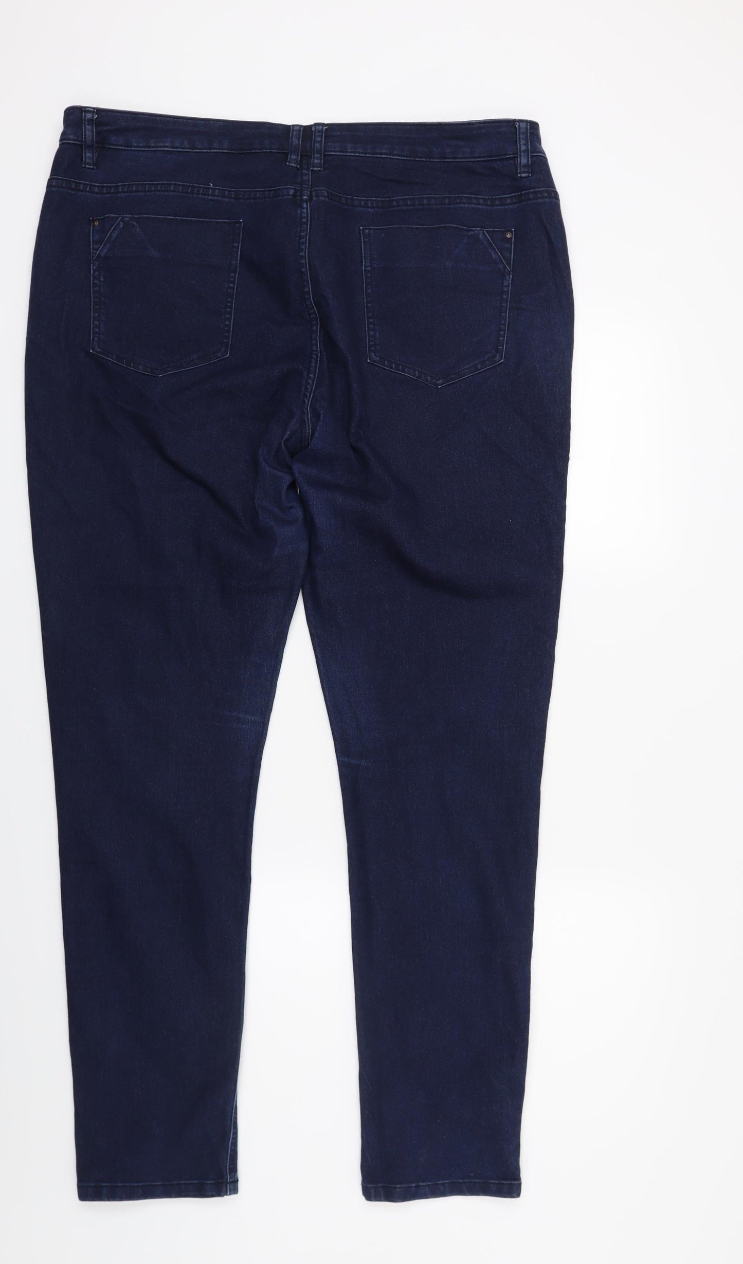Primark Womens Blue  Denim Skinny Jeans Size 18 L28 in