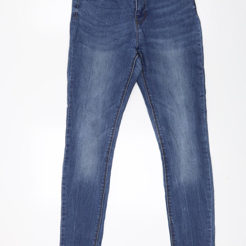 Primark Womens Blue  Denim Skinny Jeans Size 28 in L28 in