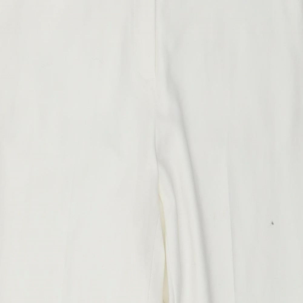 Marks and Spencer Womens White   Trousers  Size 12 L25.5 in