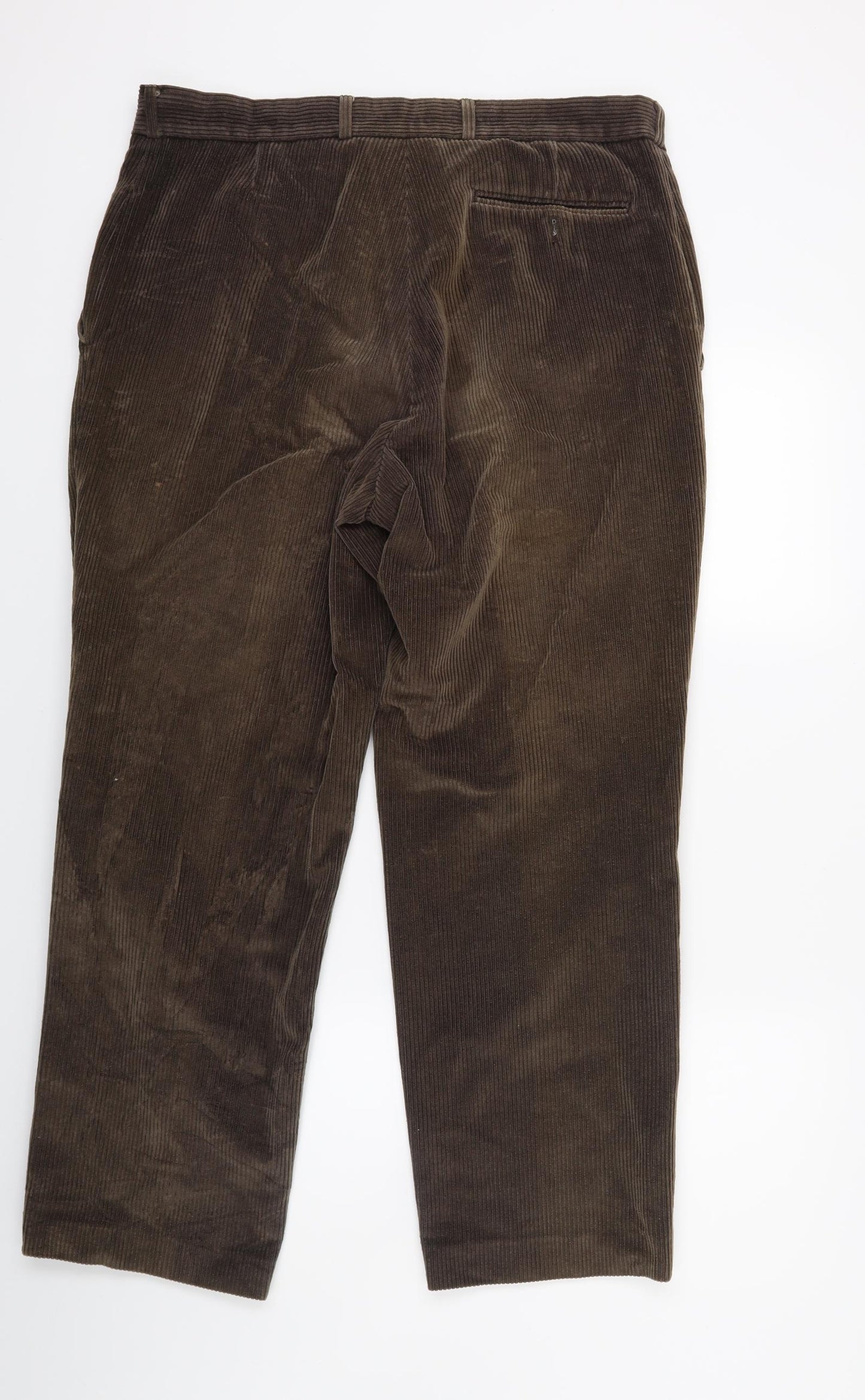 Mat Brown Mens Brown  Corduroy Trousers  Size 36 L30 in