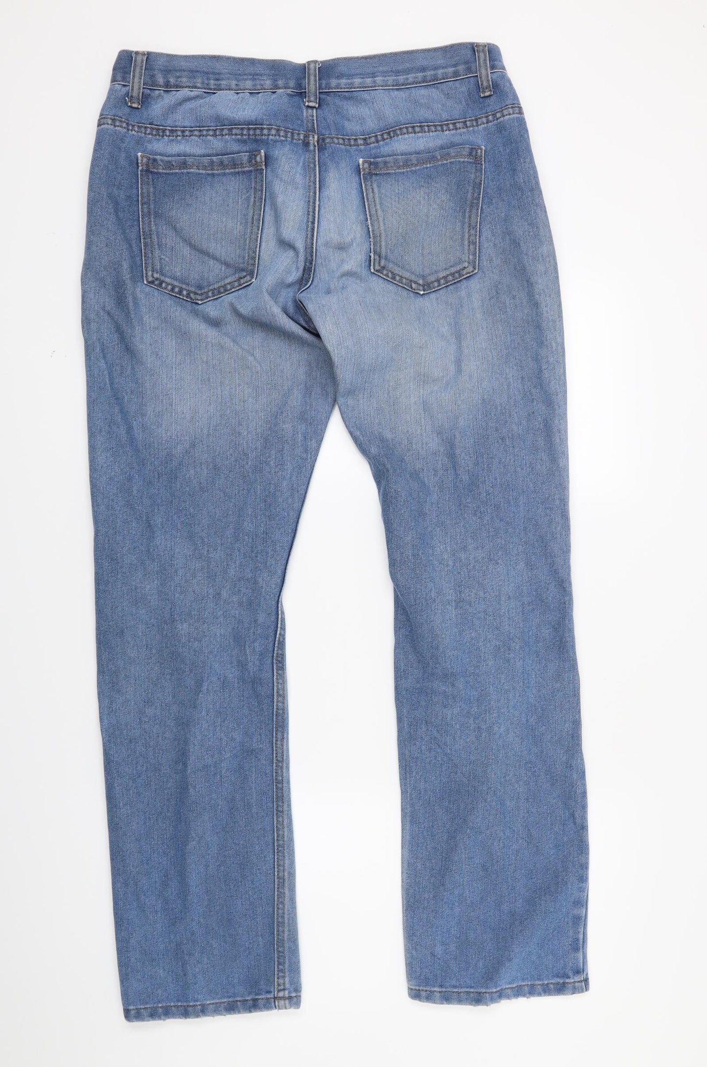 Primark Mens Blue  Denim Straight Jeans Size 34 L34 in