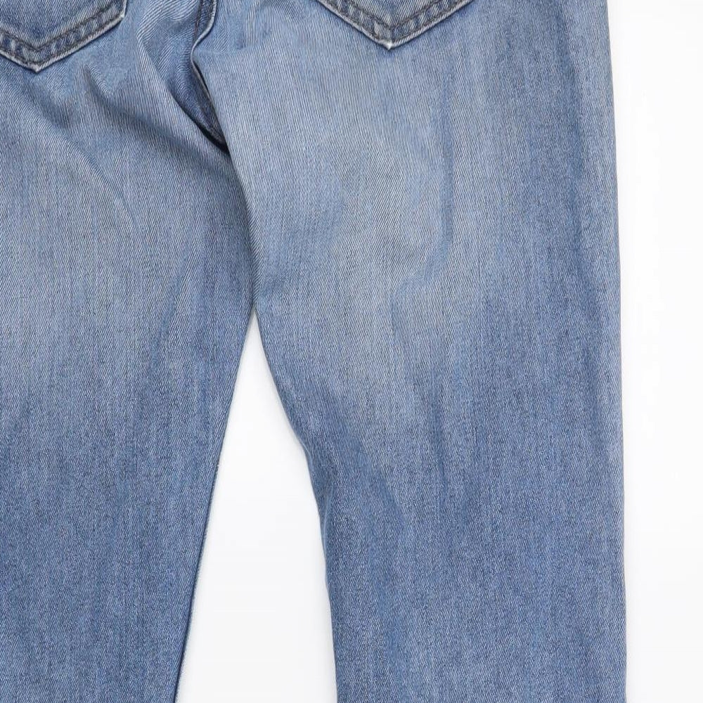 Primark Mens Blue  Denim Straight Jeans Size 34 L34 in
