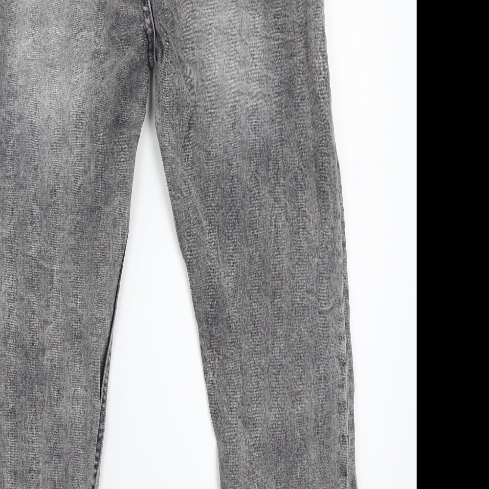 Primark Womens Grey   Mom Jeans Size 12 L25 in
