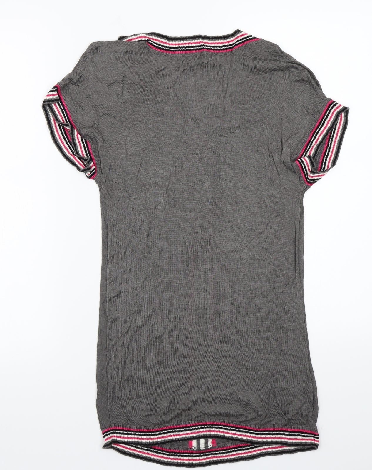 GEORGES RECH Womens Grey   Basic T-Shirt Size XS