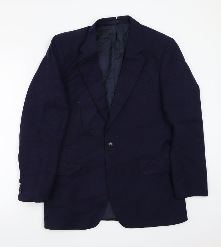 Marks and Spencer Mens Blue   Jacket Suit Jacket Size 38