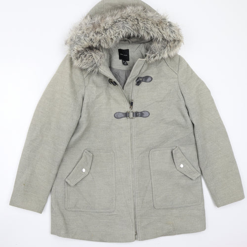 Newlook Womens Grey   Jacket Coat Size 12