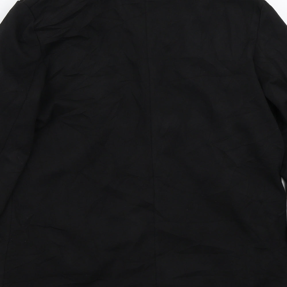 Boohoo Womens Black   Jacket Blazer Size 16