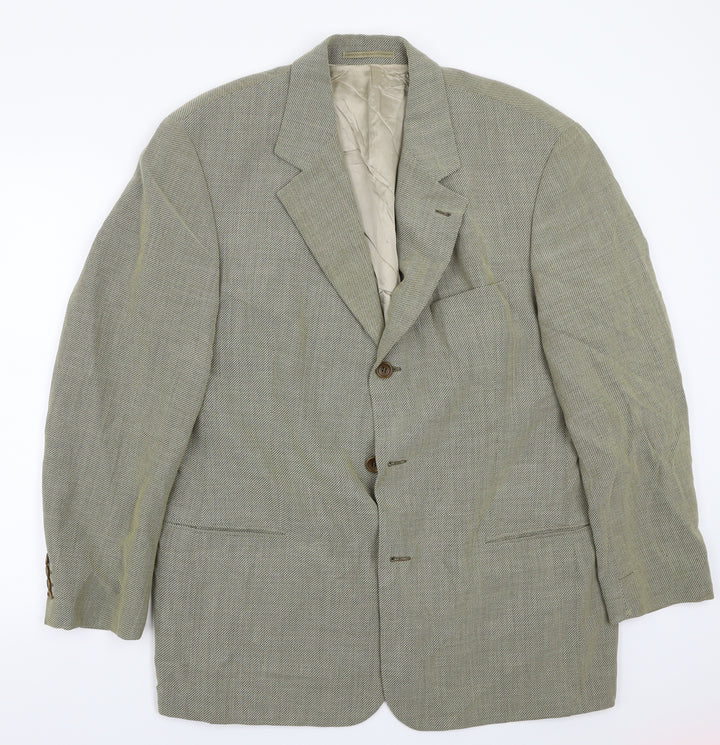 Preworn Mens Beige   Jacket Suit Jacket