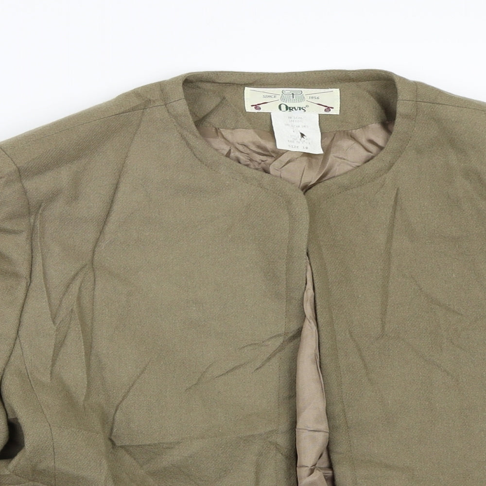 Orvis Womens Brown   Jacket Coat Size 10