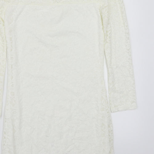 Club L Womens White   A-Line  Size 10