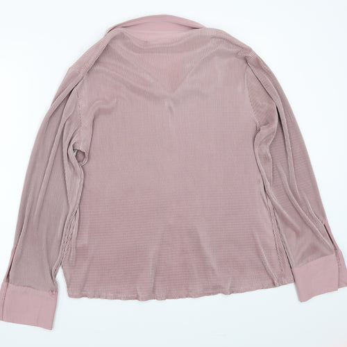 Bonmarché Womens Pink   Basic Button-Up Size 22