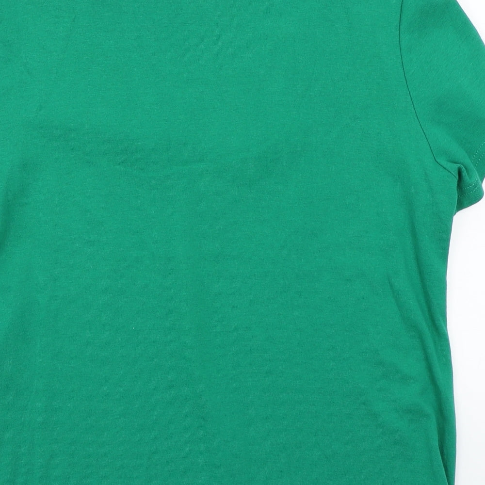 Klass  Womens Green   Basic T-Shirt Size L
