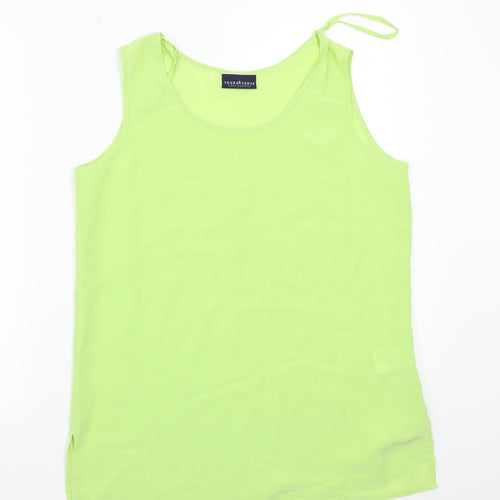 Your 6th sense Womens Green   Basic T-Shirt Size 10