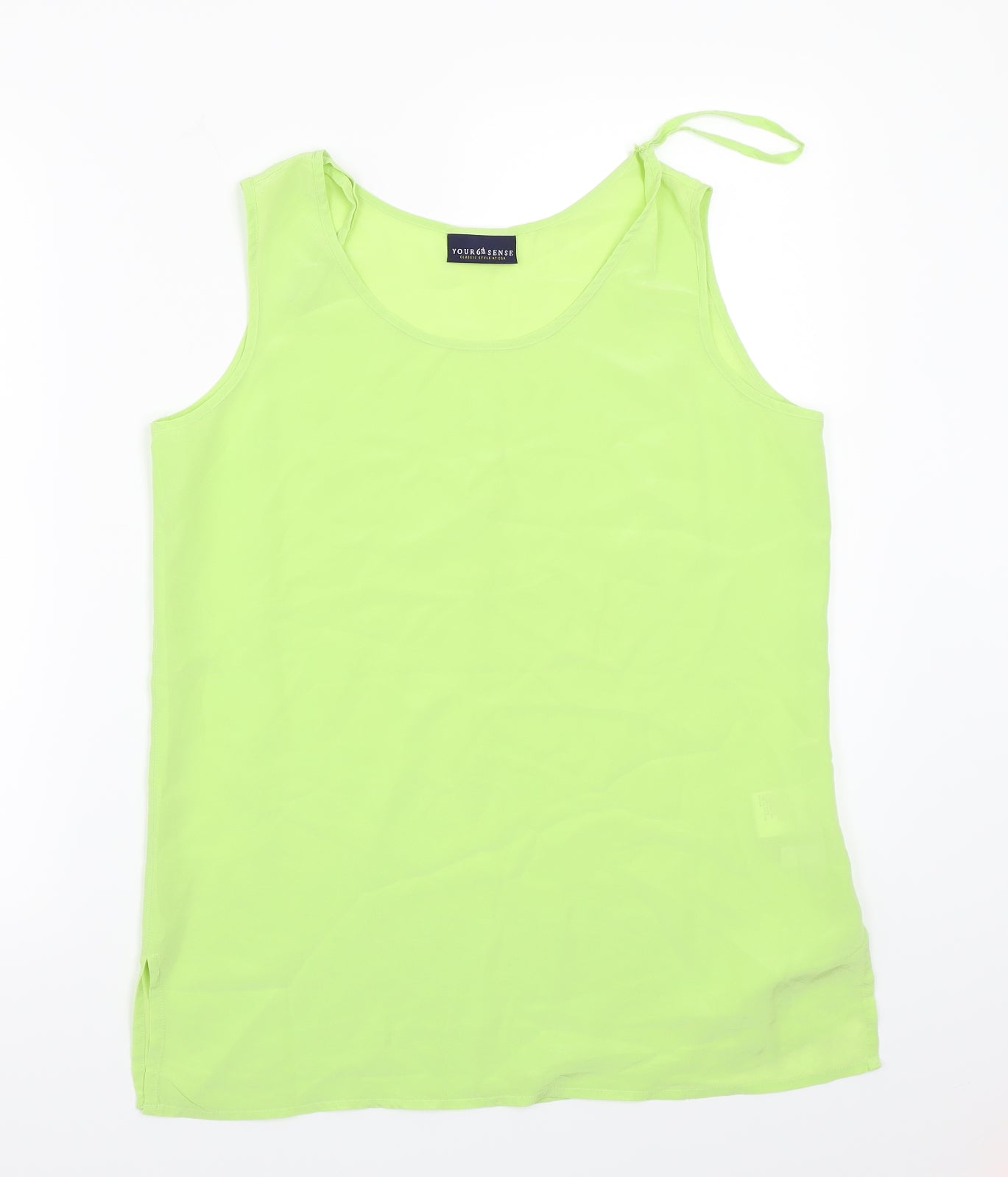 Your 6th sense Womens Green   Basic T-Shirt Size 10