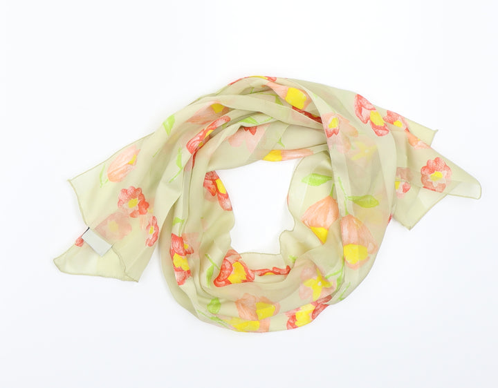 John Lewis Womens Beige Floral   Scarf
