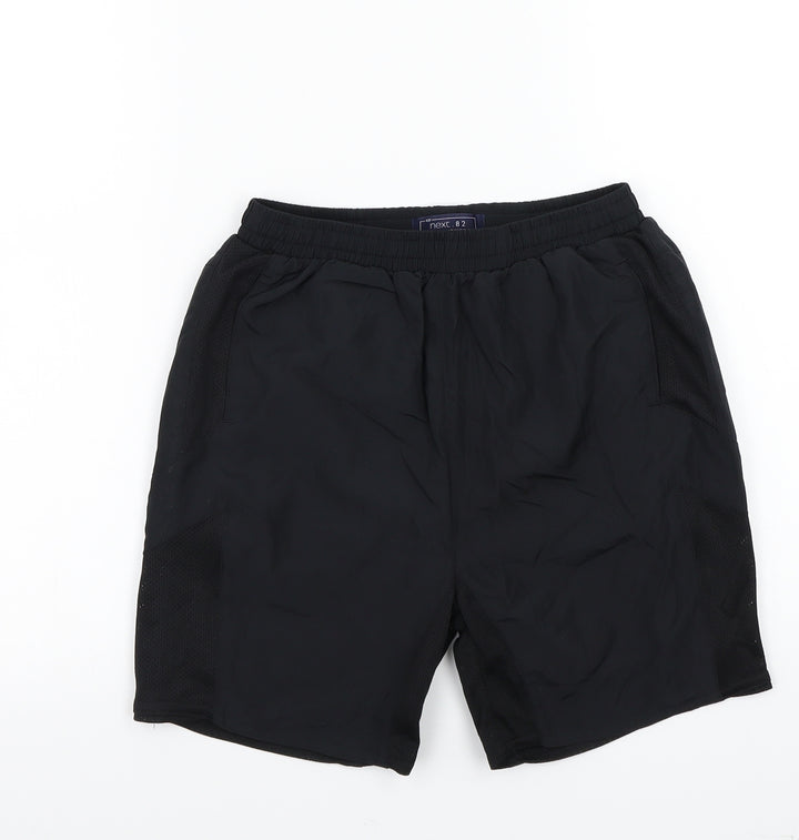 NEXT Boys Black   Sweat Shorts Size 7 Years