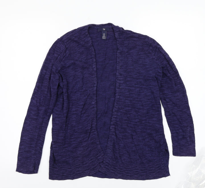 Gap Womens Purple Cardigan Jumper Size M