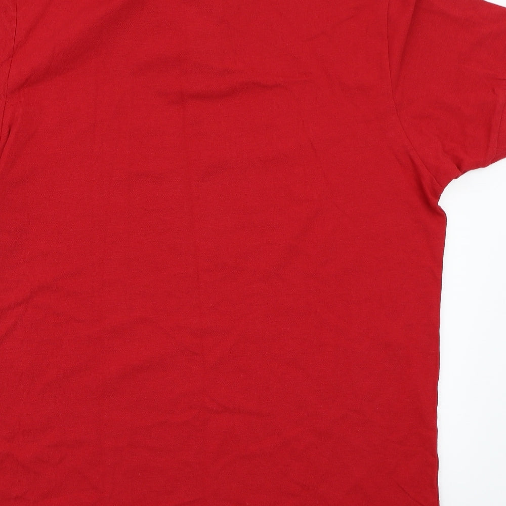 Primark Mens Red    Polo Size L