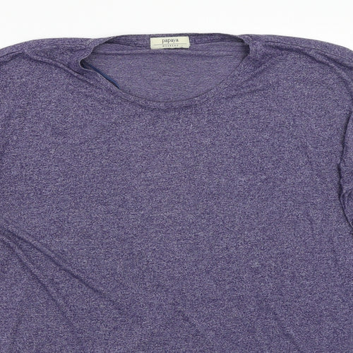 Papaya Womens Blue   Basic T-Shirt Size M